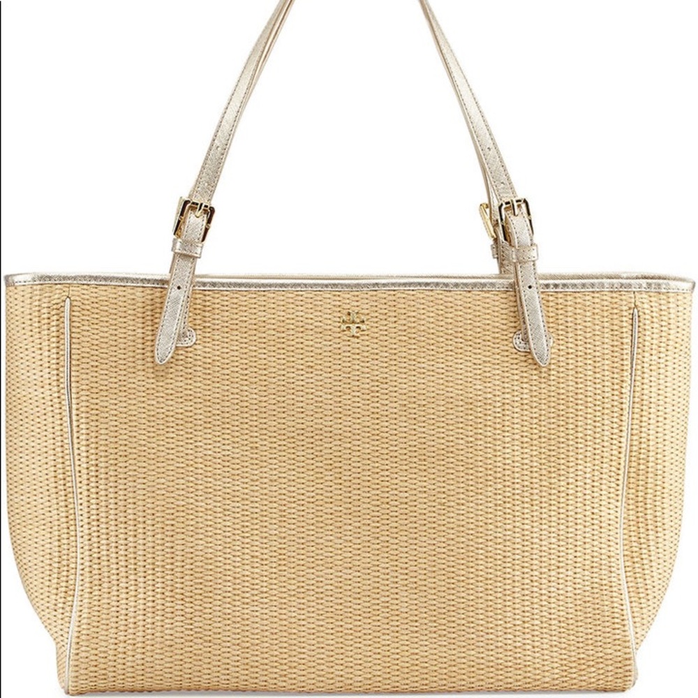 TORY BURCH straw tote bag!
